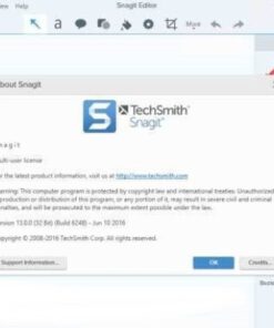 Alternative view of Techsmith Snagit 2020 อัพเดต patch ในรุ่นได้ ย้ายเครื่องได้ ใช้ได้ถาวร