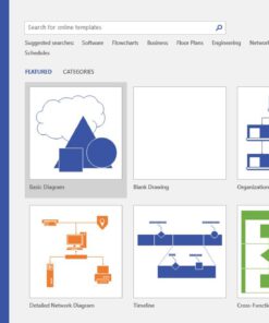 Alternative view of Microsoft Visio professional 2019 ของแท้ 100%