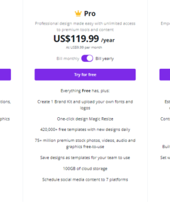 Alternative view of Canva PRO ของแท้ 100% 3 เดือน สามารถอัพเกรดจาก account เดิมได้