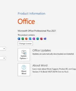 Alternative view of Microsoft Office Professional Plus 2021 ของเเท้ FPP ย้ายเครื่องได้ เป็นกล่องใหม่อยู่ในซีล