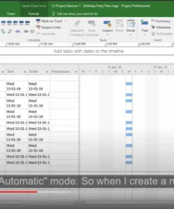 Alternative view of Microsoft Project : Starter to Expert คอร์สสอนออนไลน์